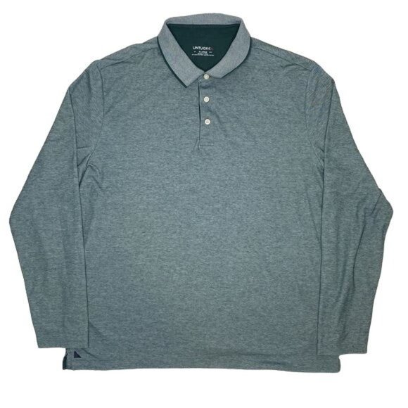 UNTUCKit Beaux Contrast Collar Polo Shirt: Size Extra Large - Picture 1 of 11
